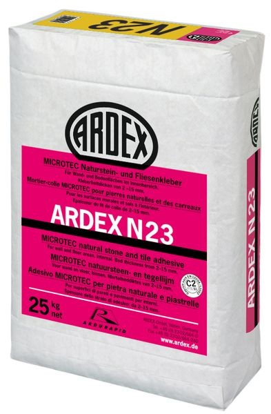 ARDEX N23 MICROTEC Naturstein- und Fliesenkleber 25 kg