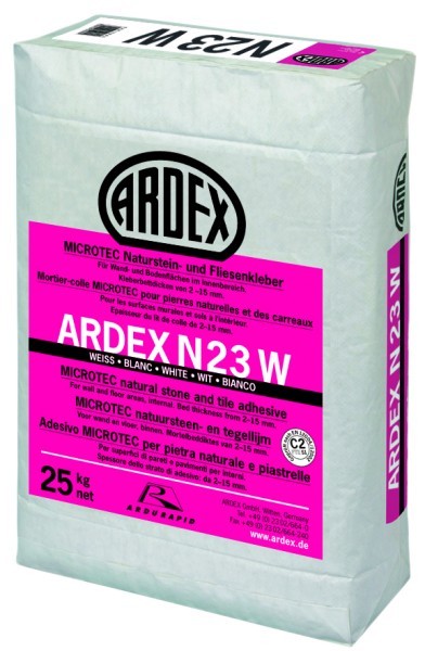 ARDEX N23W MICROTEC Naturstein- und Fliesenkleber 25 kg