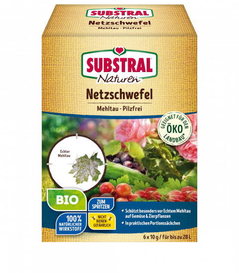 NATUREN® Bio Netzschwefel Mehltau-Pilzfrei 60 g