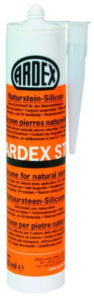 ARDEX ST Naturstein-Silicon 310 ml - silbergrau