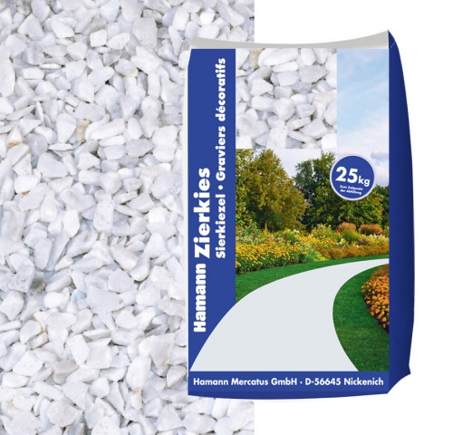 0,36€/1kg Marmorsplitt Carrara 9-12mm 600kg Big Bag Splitt Marmor Garten 