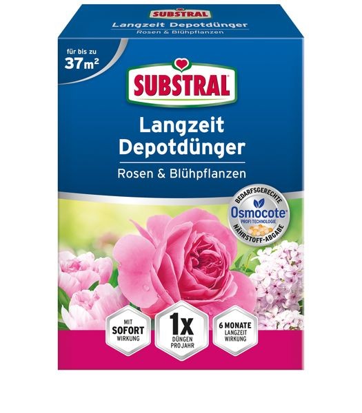 Substral Langzeit Depotdünger Rosen & Blühpflanzen 1,5 kg