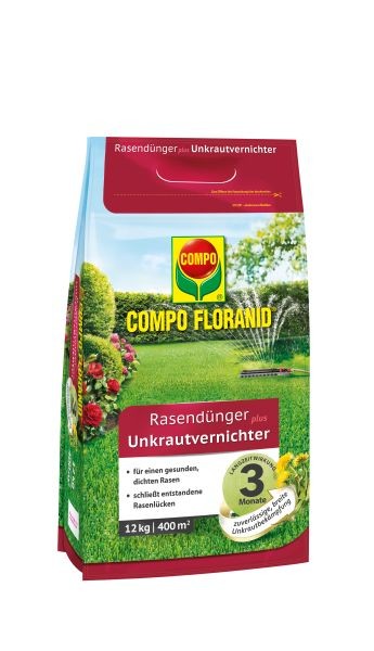 COMPO FLORANID® Rasendünger plus Unkrautvernichter 12 kg
