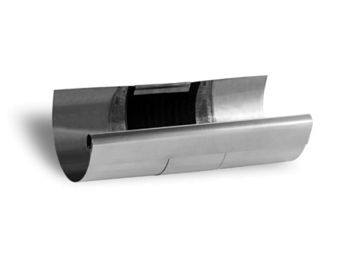Zambelli VM Blank-Zinc® Rinnen-Dilatation halbrund 6 tlg. 333 mm