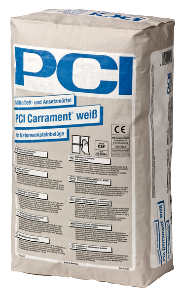 PCI Carrament® Mittelbett- und Ansetzmörtel 25 kg - Weiß
