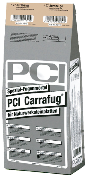 PCI Carrafug® Spezial-Fugenmörtel 5 kg - Nr. 27 Jurabeige