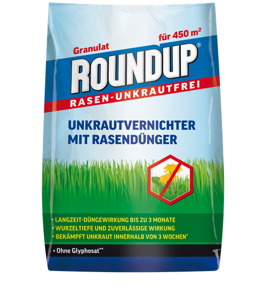 ROUNDUP® Rasen-Unkrautfrei Unkrautvernichter mit Rasendünger 9 kg
