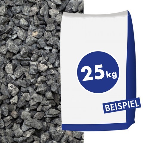 Basaltsplitt Eifelschwarz 8-11mm 25kg Sack